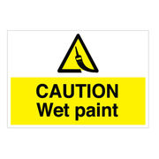 Caution Wet Paint Sign